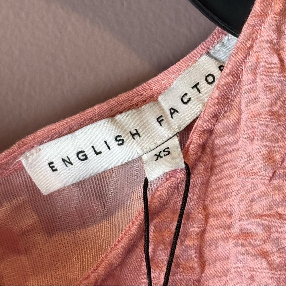 NWT English Factory Pink Dress XS - Picture 9 of 10